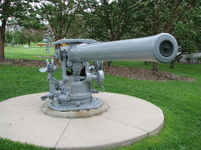 Number 3 gun from USS Ward